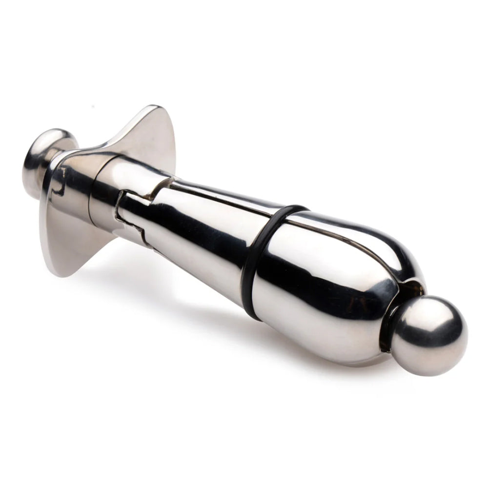 Triune Stainless Steel Locking Expander Anal Plug