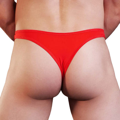 Love in Leather Lycra Thong