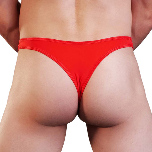 Love in Leather Lycra Thong
