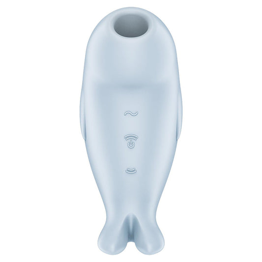 Satisfyer Seal You Soon Blue Double Air-Pulse Clitoral Vibrator