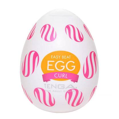 Tenga Easy Ona-Cap Egg Stroker - Curl