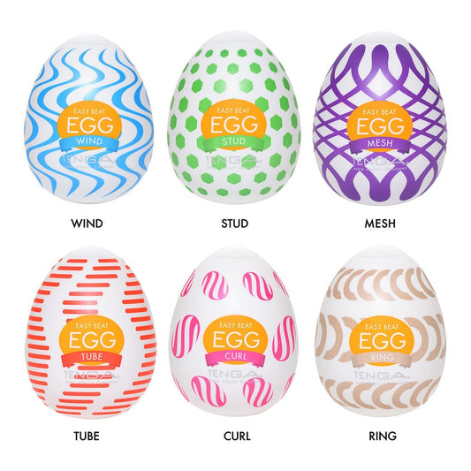 Tenga Easy Ona-Cap Egg Wonder Package 6 Pack Strokers