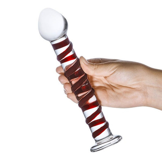 Glas 8-inch Mr Swirly Glass Dildo