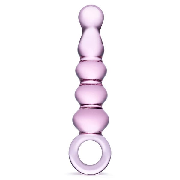Glas 7.5-inch Quintessence Beaded Glass Anal Slider