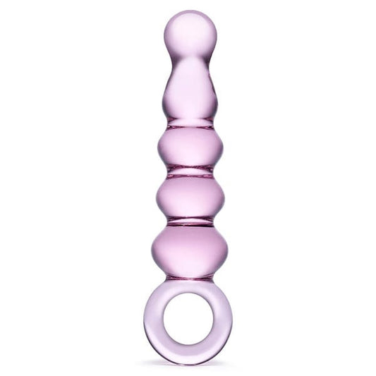 Glas 7.5-inch Quintessence Beaded Glass Anal Slider
