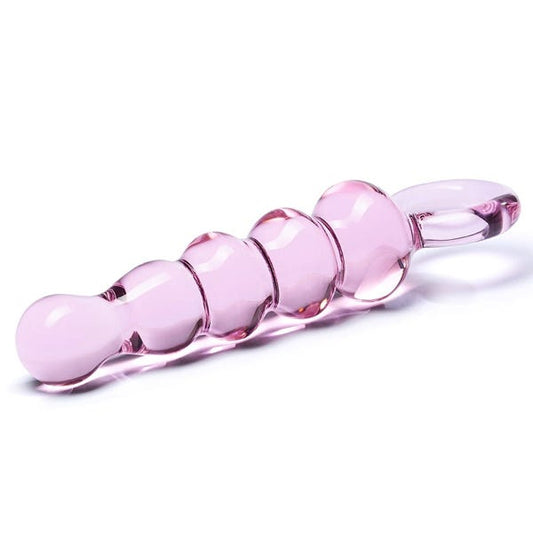 Glas 7.5-inch Quintessence Beaded Glass Anal Slider