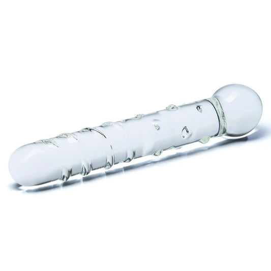 Glas 7 Inch Callisto Clear Glass Dildo