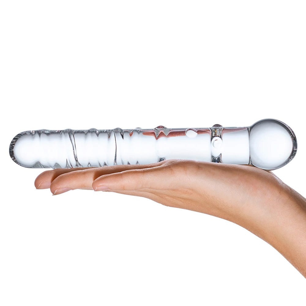 Glas 7 Inch Callisto Clear Glass Dildo
