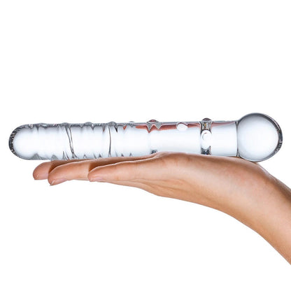 Glas 7 Inch Callisto Clear Glass Dildo