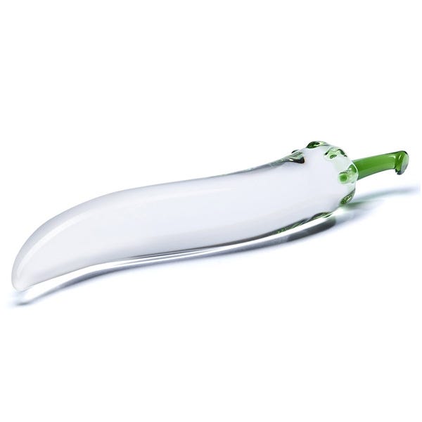 Glas 8.25-inch Chili Pepper Glass Dildo
