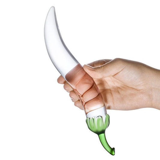 Glas 8.25-inch Chili Pepper Glass Dildo