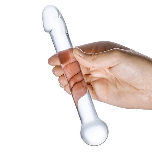 Glas 7-inch Realistic Head Glass Dildo