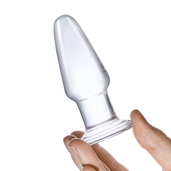 Glas 3.5-inch Beginners Glass Butt Plug