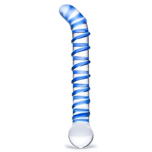 Glas 6.5-inch Mr Swirly G Spot Glass Dildo