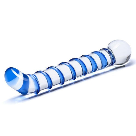 Glas 6.5-inch Mr Swirly G Spot Glass Dildo