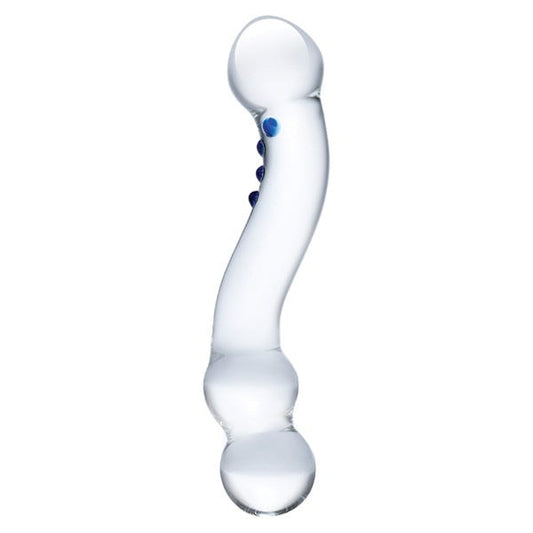 Glas 6-inch Textured G Spot Glass Dildo