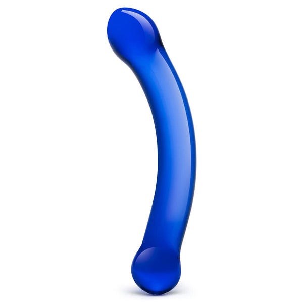 Glas 6-inch Curved G Spot Glass Dildo