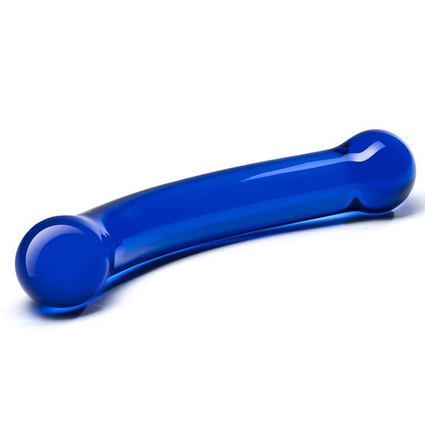 Glas 6-inch Curved G Spot Glass Dildo