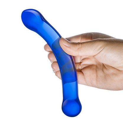 Glas 6-inch Curved G Spot Glass Dildo