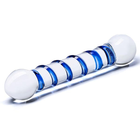Glas 6.5-inch Spiral Glass Dildo