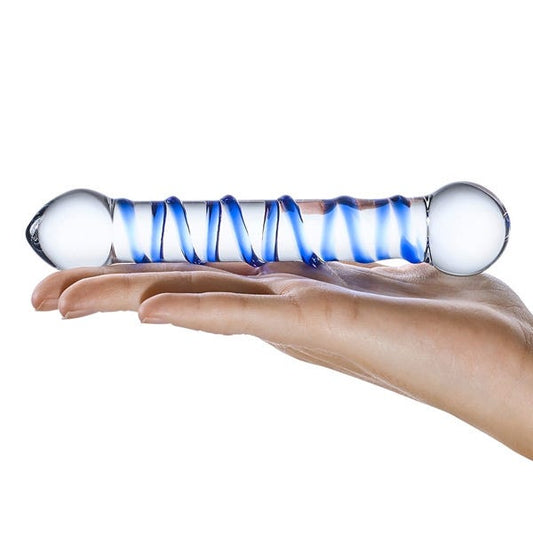 Glas 6.5-inch Spiral Glass Dildo
