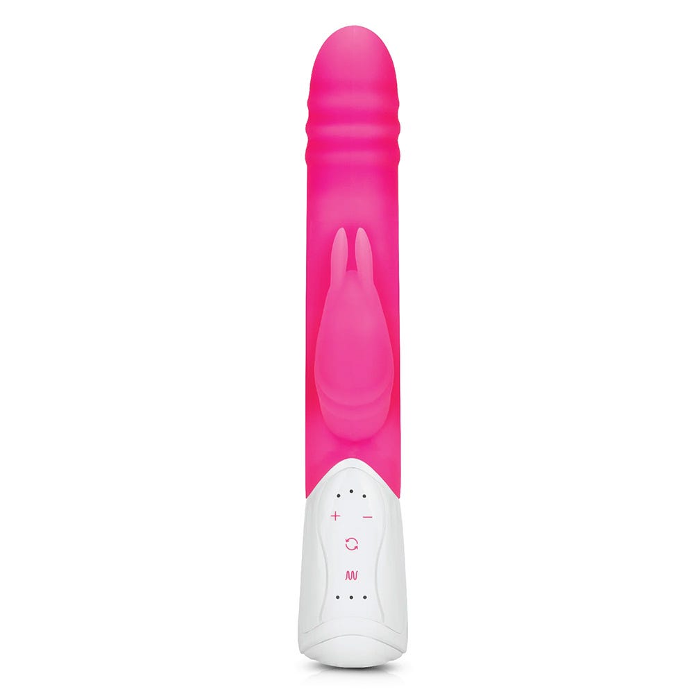 Rabbit Essentials Double Penetration Rechargeable Rabbit Vibrator