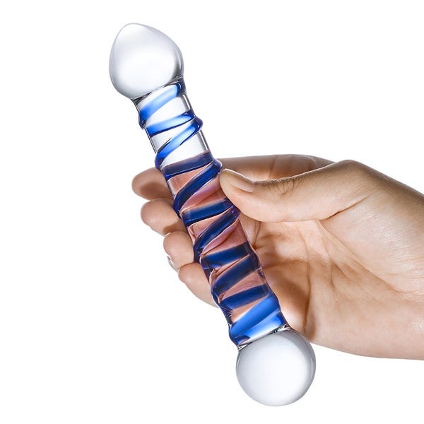 Glas 8-inch G Spot Glass Dildo