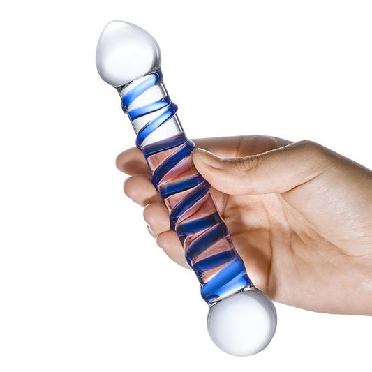 Glas 8-inch G Spot Glass Dildo