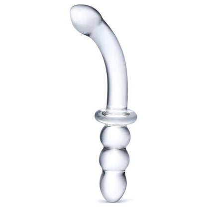 Glas 8-inch Ribbed G Spot Glass Dildo