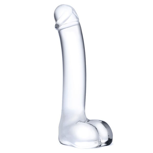 Glas 7-inch Realistic Curved Glass Dildo