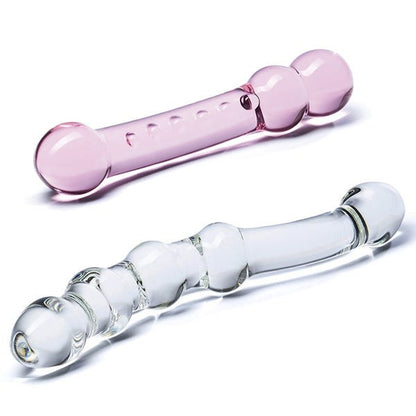 Glas Double Pleasure Glass Dildo Set