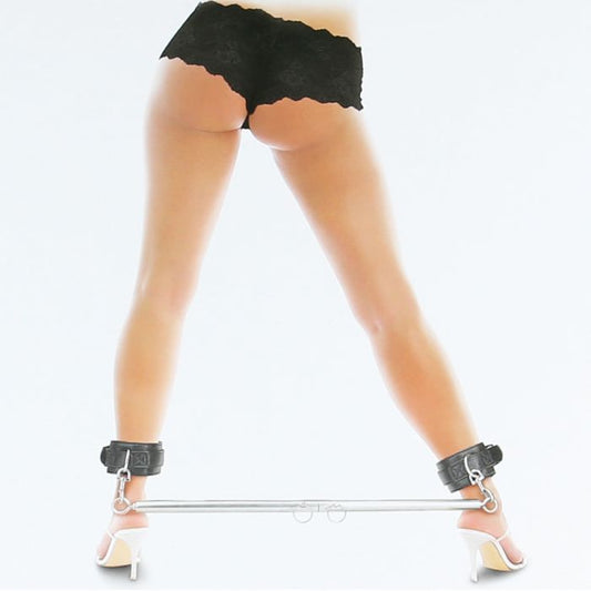 Lux Fetish Expandable Spreader Bar Set with Detachable Leatherette Cuffs