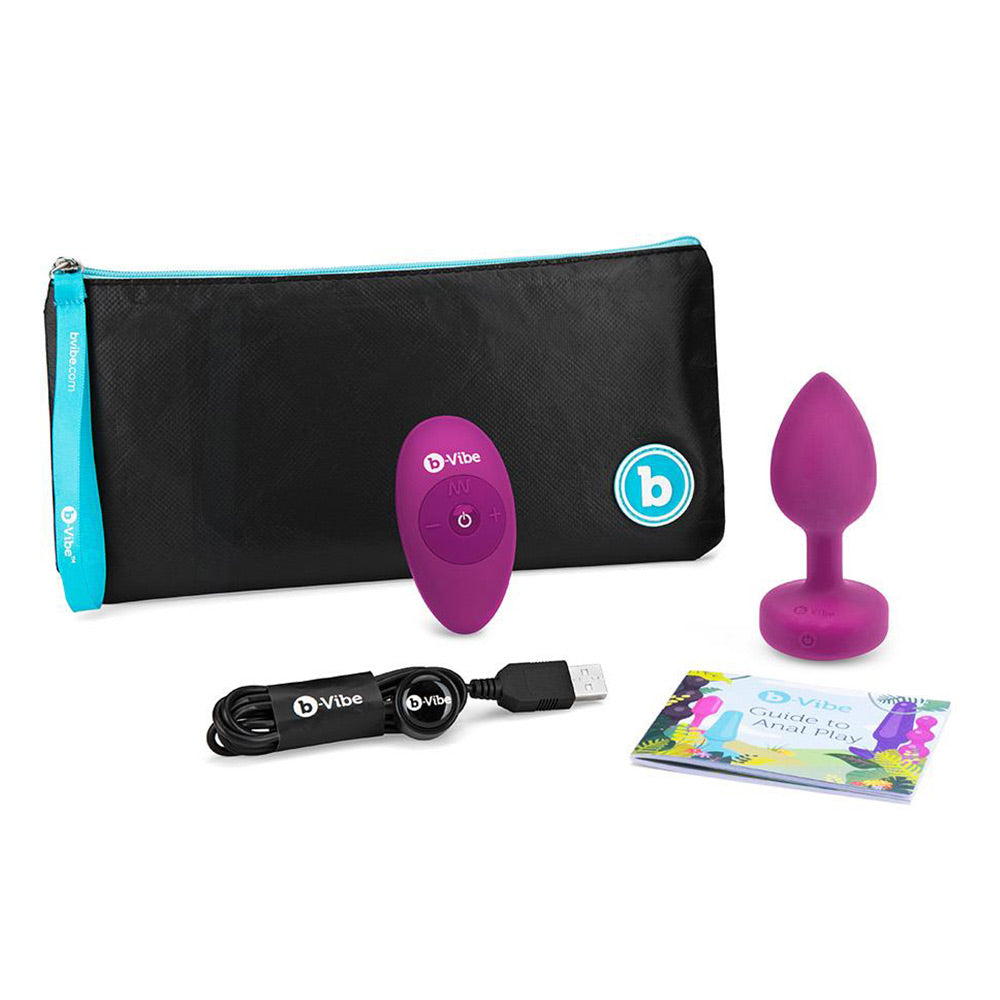 B-Vibe Vibrating Jewel Remote-Controlled Butt Plug