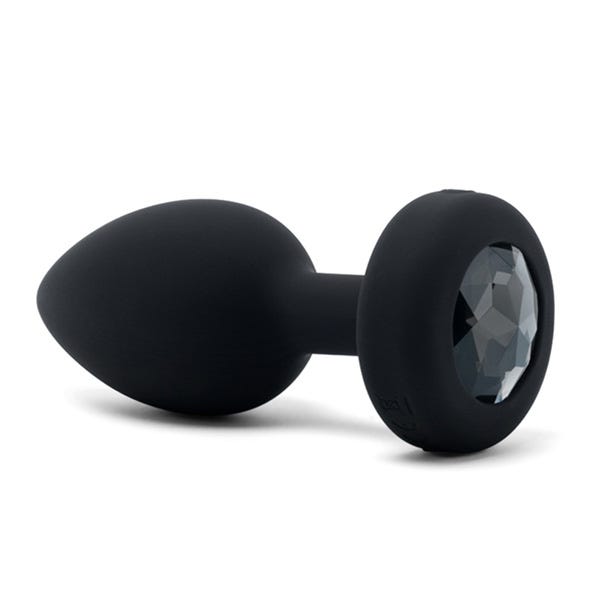 b-Vibe Vibrating Jewels Remote Control Butt Plug M/L Black
