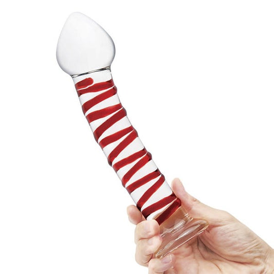 Glas 8-inch Mr Swirly Dildo