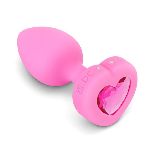 B-Vibe Small-Medium Jewels Rechargeable Remote Control Heart Plug