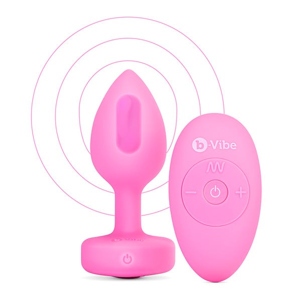B-Vibe Small-Medium Jewels Rechargeable Remote Control Heart Plug