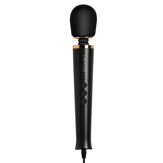 Le Wand Powerful Petite Plug-in Massage Wand - Black