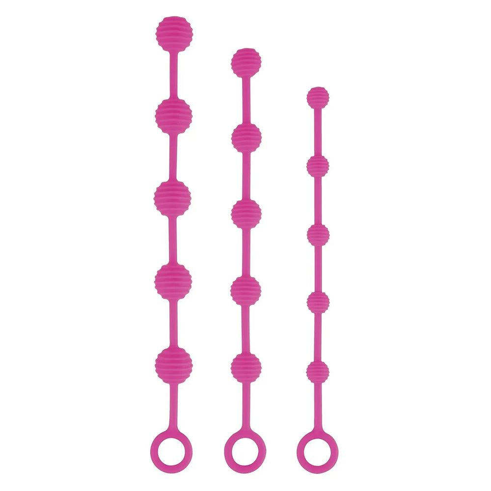 Bead Delight Silicone Anal Beads 3 Different Sizes