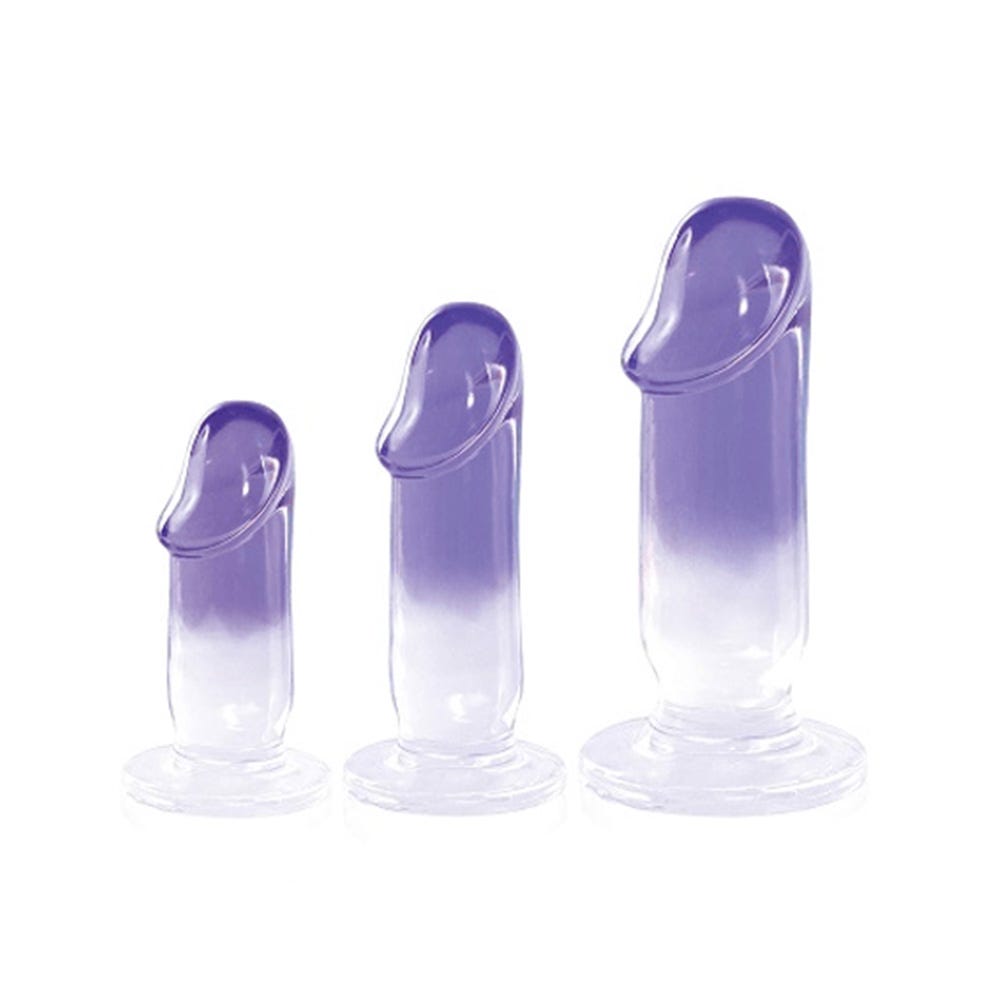 Excellent Power Glitzy Trainer Penis Shape Anal Plug Kit