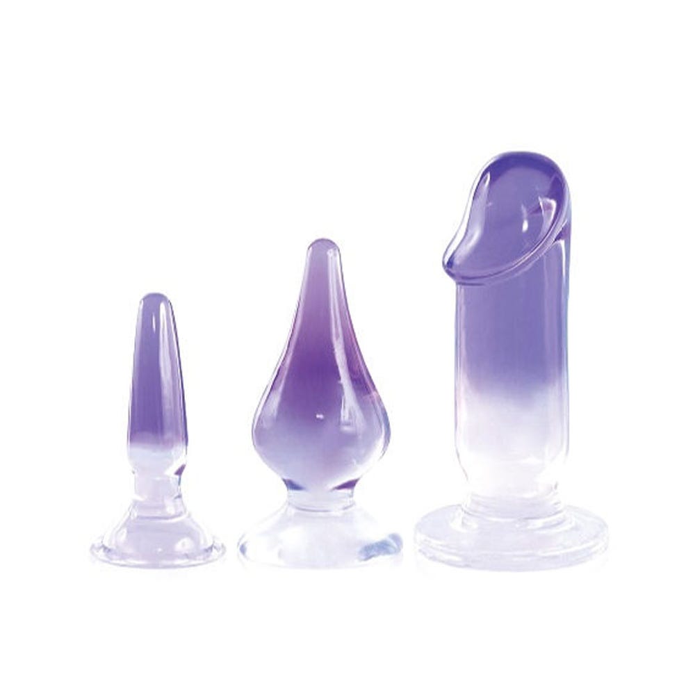 Excellent Power Glitzy Trainer Various Shaped Anal Plug Kit