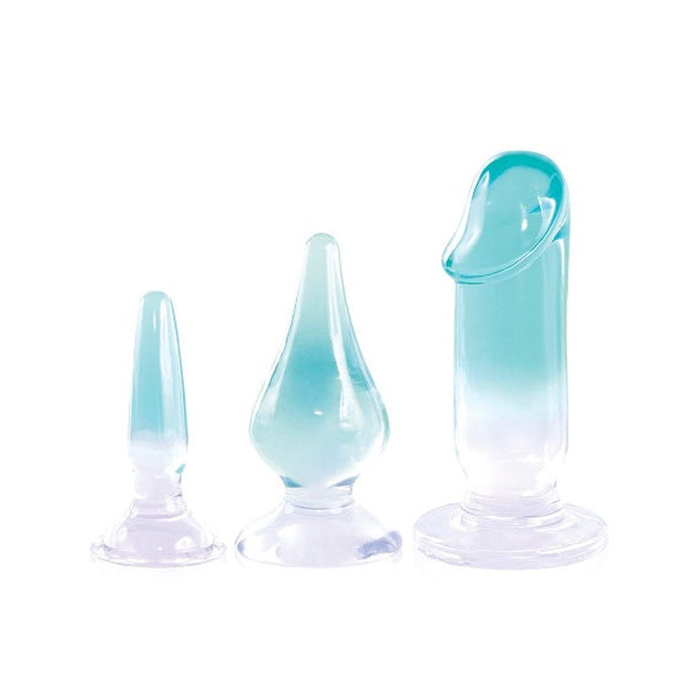 Excellent Power Glitzy Trainer Various Shaped Anal Plug Kit