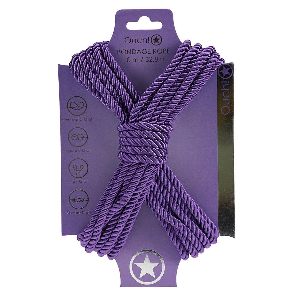 Shots Ouch! Nylon Bondage Rope - 10m
