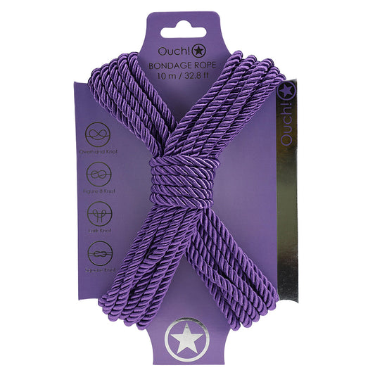 Shots Ouch! Nylon Bondage Rope - 10m