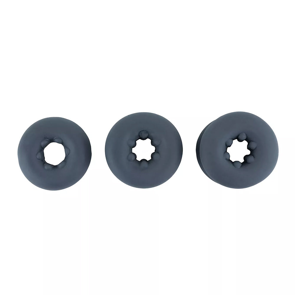 Boners Buffer Rings 3 Piece Cock Ring Set