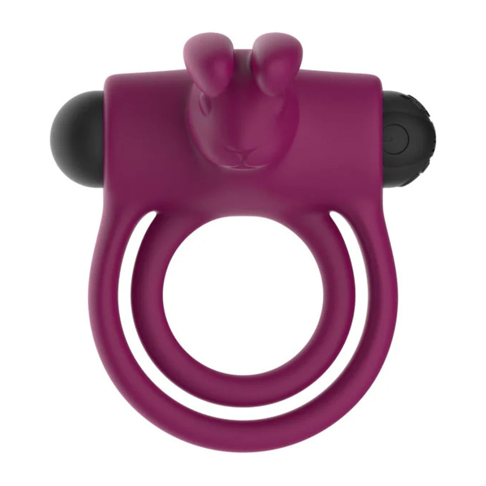 Passion Play Silicone Rabbit Vibrating Cock Ring