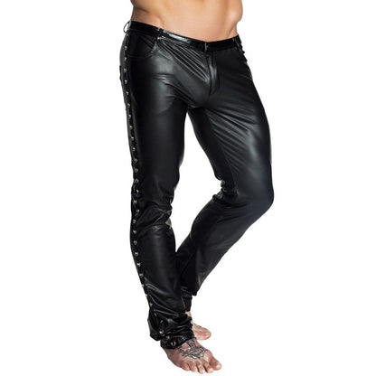 Noir Eco Leather Long Pants