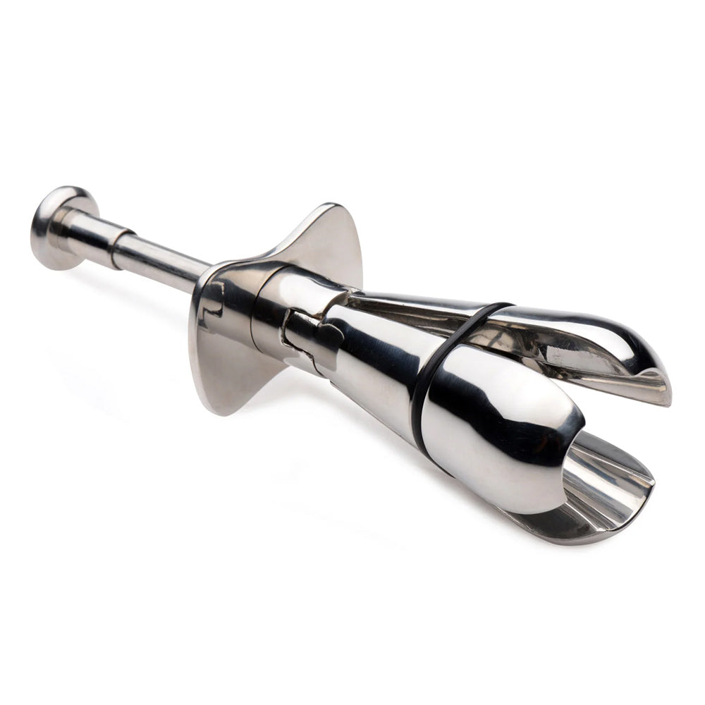 Triune Stainless Steel Locking Expander Anal Plug