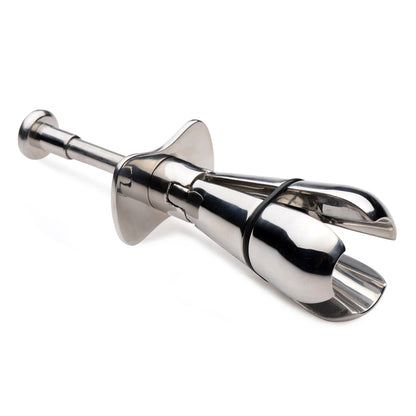 Triune Stainless Steel Locking Expander Anal Plug
