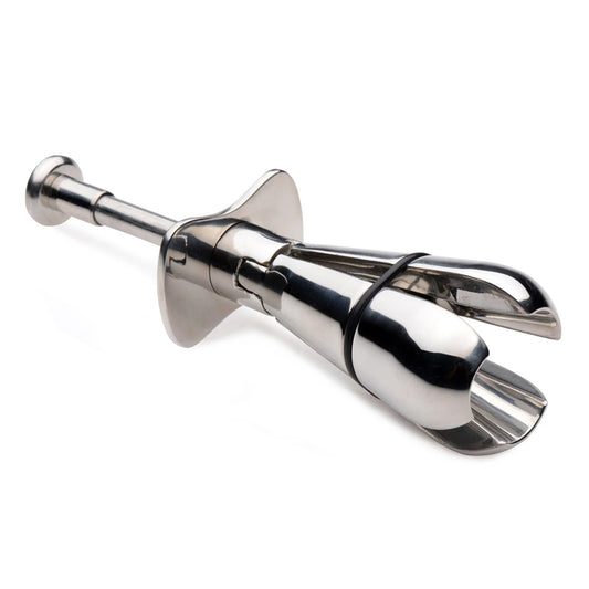 Triune Stainless Steel Locking Expander Anal Plug